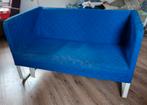 Blauwe IKEA KNOPPARP tweepersoonsbank, Ophalen, Gebruikt, Tweepersoons, 75 tot 100 cm