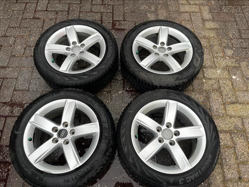 16 inch Velgen met Winterbanden Audi A3, VW Golf, Caddy, Auto-onderdelen, Banden en Velgen, Banden en Velgen, Winterbanden, 16 inch