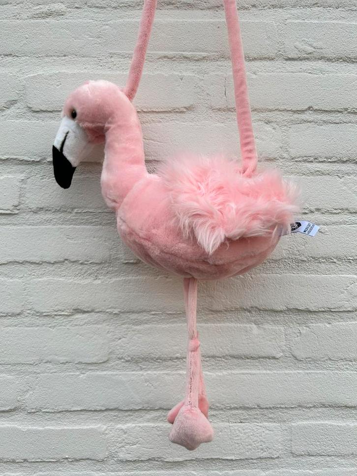 Flamingo kinder schoudertas van Wild & Soft., Kinderen en Baby's, Kindermode-accessoires, Zo goed als nieuw, Ophalen of Verzenden