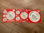 3 ajax stickers vellen nieuw, Ophalen of Verzenden, Nieuw, Ajax, Poster, Plaatje of Sticker