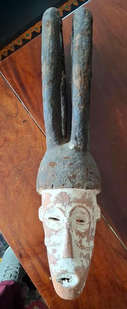 Oud Igbo Masker - Nigeria, Afrika Kunst, Antiek en Kunst, Kunst | Niet-Westerse kunst, Ophalen of Verzenden