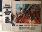 Originele James Bond poster You Only Live Twice 1967. Quad., Verzamelen, Film en Tv, Gebruikt, Ophalen of Verzenden, Film, Poster
