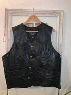 Lederen Buffalo Biker Gilet - Italian Design maat XXXL, Motoren, Ophalen of Verzenden, Heren, Jas | leer, Buffalo