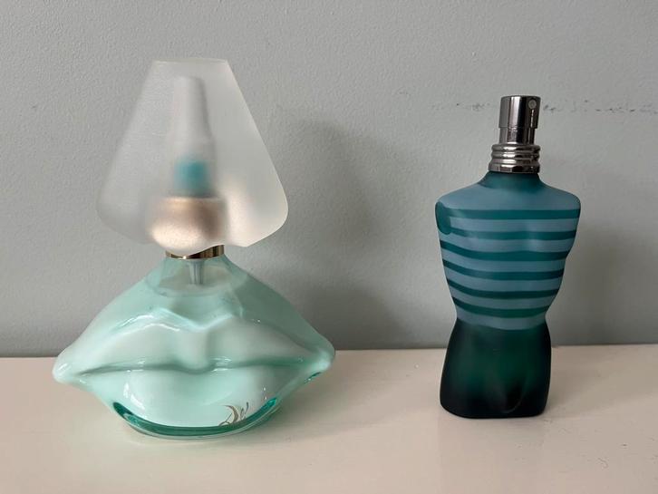 Salvador Dali Parfumfles Mond + J.P. Gaultier Parfum, Sieraden, Tassen en Uiterlijk, Uiterlijk | Parfum, Gebruikt, Ophalen of Verzenden