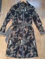 Tramontana Paisley Jurk met Ceintuur, Maat 38/40 (M), Tramontana, Zwart, Nieuw