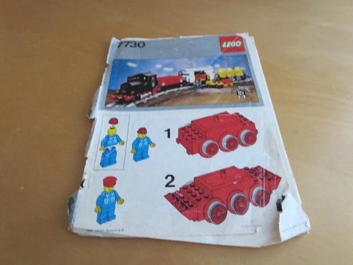 12V Rails Trein Bouwinstructie 7730 (12 Volt), Kinderen en Baby's, Speelgoed | Duplo en Lego, Gebruikt, Lego, Complete set, Ophalen of Verzenden