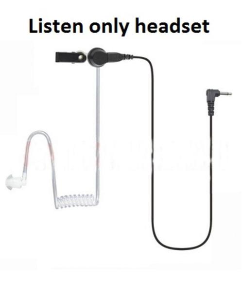 Kenwood Baofeng Motorola Listen only headset | NIEUW, Telecommunicatie, Portofoons en Walkie-talkies, Nieuw, Toebehoren, Minder dan 2 km