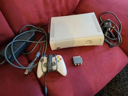 Xbox 360 + 1 controller, Spelcomputers en Games, Spelcomputers | Xbox 360, Gebruikt, 20 GB, 360 Arcade of Core, Met 1 controller