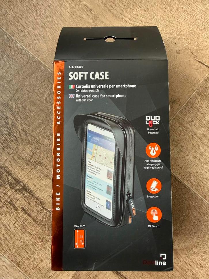 OptilLine Universele Smartphone Softcase, Fietsen en Brommers, Fietsaccessoires | Fietskleding, Nieuw, Bovenkleding, Ophalen of Verzenden
