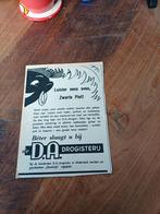 Advertentie van DA drogisterij Sinterklaas 1958, Ophalen of Verzenden, Zo goed als nieuw