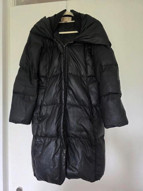Lange gewatteerde jas - maat S/36 - Michael Kors - zwart, Kleding | Dames, Jassen | Winter, Zo goed als nieuw, Maat 36 (S), Zwart