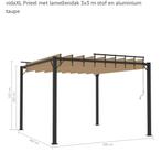 NIEUW! PRIEEL WITH LOAFER OVERKAPPING 3x3, Tuin en Terras, Ophalen of Verzenden, Nieuw, Veranda