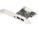 Digitus Firewire PCI express card incl 3 kabels, Ophalen of Verzenden, Zo goed als nieuw, Intern, Digitus