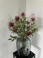 Zijden silka boeket met olijf, berken en hakea NIEUW!, Huis en Inrichting, Woonaccessoires | Kunstplanten en Kunstbloemen, Binnen