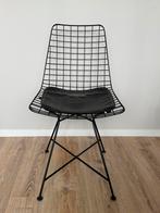 Draadstalen eettafelstoelen, Huis en Inrichting, Stoelen, Ophalen, Gebruikt, Twee, Zwart