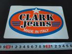 sticker CLARK Jeans Made in Italy, Ophalen, Zo goed als nieuw, Sticker