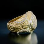 Prachtige 14 krt gouden turtle ring, Ophalen of Verzenden, Nieuw, 20 of groter, Goud