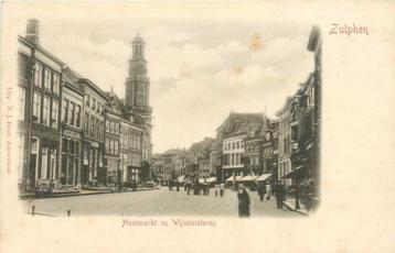 (380-222-021) Zutphen Houtmarkt en Wijnhuistoren beschikbaar voor biedingen