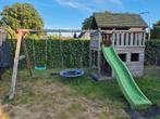 Prachtig speelhuis met schommels, Kinderen en Baby's, Speelgoed | Buiten | Speeltoestellen, Ophalen, Gebruikt, Glijbaan