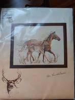 Borduurpakket Lanarte Paarden 27x21CM, Ophalen of Verzenden, Nieuw, Borduurpakket
