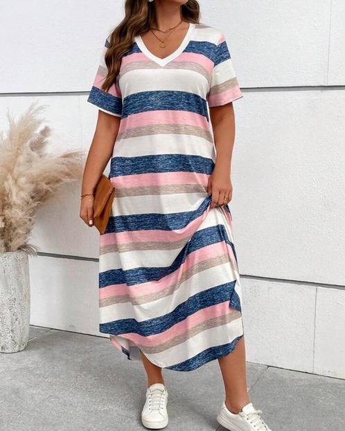 Jurkje Pippa roze ** NIEUW **, Kleding | Dames, Grote Maten, Nieuw, Jurk, Roze, Verzenden