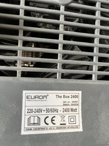 Eurom 2400 Elektrische Kachel beschikbaar voor biedingen