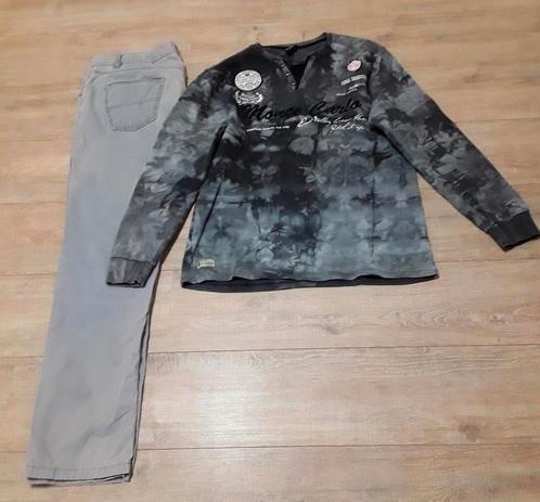 Merkkleding grijze lange broek Casual ,sweater ,bermuda,ea, Kleding | Heren, Heren-kledingpakketten, Gedragen, Overige maten, Ophalen of Verzenden