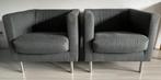 Leolux fauteuil antraciet 2x VINTAGE, Huis en Inrichting, Fauteuils, Gebruikt, Stof, Vintage, 75 tot 100 cm