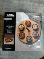Gusta Lazy Susan Bamboe Tapas Set - Nieuw in doos, Huis en Inrichting, Ophalen, Nieuw