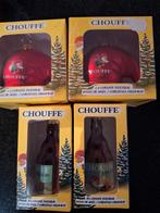 4 Kerstballen Chouffe. 2 mutsen en 2 bierflesjes Kerst, Ophalen of Verzenden, Zo goed als nieuw, Overige merken