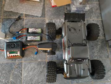 Arrma outcast 4s v2🏎️ met 2 accus en bijpassende lader🔋🗄️ beschikbaar voor biedingen