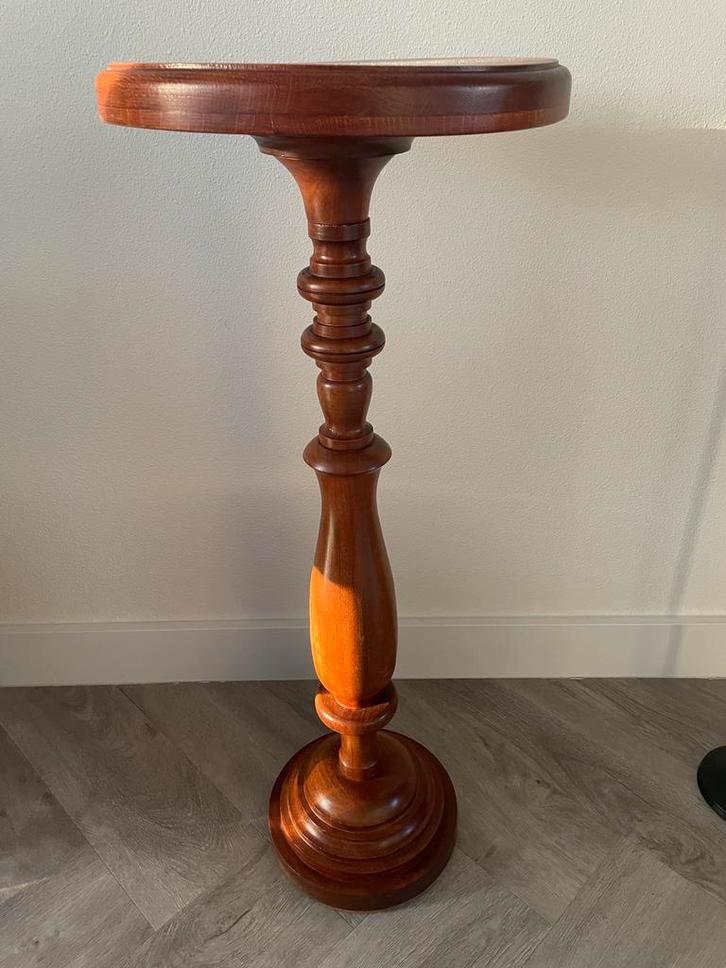 Houten Zuil / Plantenstandaard, Huis en Inrichting, Woonaccessoires | Zuilen en Pilaren, Gebruikt, Ophalen of Verzenden