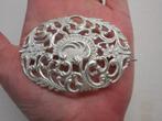 Prachtige zilveren grote Art Nouveau broche nr.1044