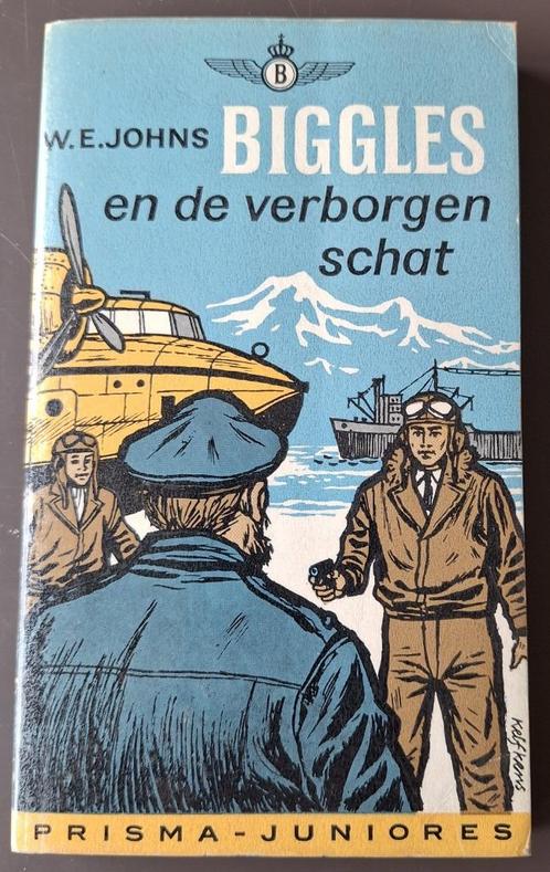 Biggles en de verborgen schat - J 119, Boeken, Avontuur en Actie, Gelezen, Ophalen of Verzenden