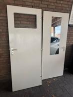 Gratis af te halen 2 binnendeuren, Ophalen, Gebruikt, Minder dan 80 cm, Binnendeur