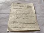 Vintage Reclamefolder N.V. B. Schilte & Zonen IJsselstein, Ophalen of Verzenden, Gebruikt, Reclamebord