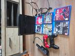 Mooie Playstation 4 (500GB)  met 2 controllers, 6 Games, Ophalen of Verzenden, Zo goed als nieuw, Zwart, Met 2 controllers
