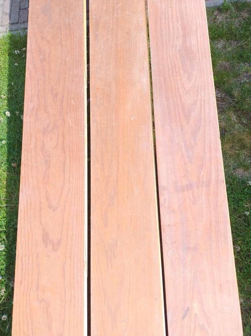 50 m2 Oregon pine planken, Doe-het-zelf en Verbouw, Vloerdelen en Plavuizen, Gebruikt, Vloerdelen of -planken, Hout, 150 cm of meer