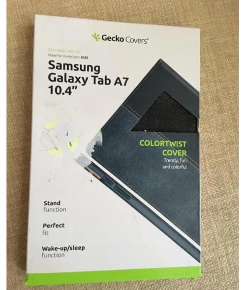 Tablet cover Gecko Samsung Tab A7 10.4”.(Nieuw), Computers en Software, Tablet-hoezen, Nieuw, Bescherming voor- en achterkant