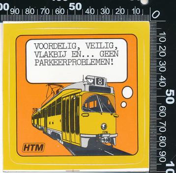 Sticker: HTM - Voordelig veilig vlakbij (Tramlijn 8 Oranje) beschikbaar voor biedingen