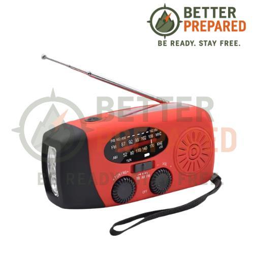 Compacte Noodradio met LED lamp & Powerbank– AM/FM/NOAA, Audio, Tv en Foto, Radio's, Nieuw, Radio, Ophalen of Verzenden