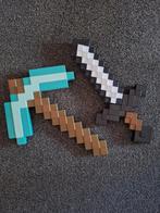 Minecraft Speelgoed Zwaard & Pickaxe - 40cm, Ophalen of Verzenden, Gebruikt, Overige merken