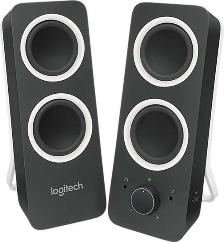 Logitech Z200 - Multimedia Speakers - Zwart, Computers en Software, Pc speakers, Zo goed als nieuw, Ophalen of Verzenden