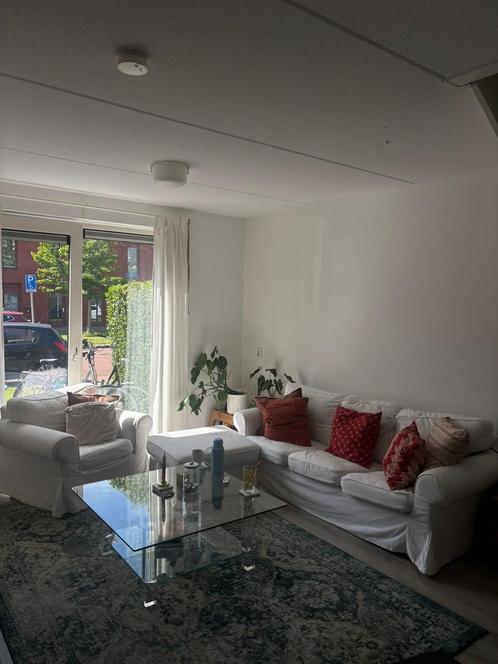 Bank, stoel en poef Ikea Ektorp, Huis en Inrichting, Banken | Bankstellen, 75 tot 100 cm, Ophalen