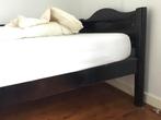 Stevig bed  - Zwart - Lattenbodem, Ophalen, Gebruikt, 90 cm, Eenpersoons