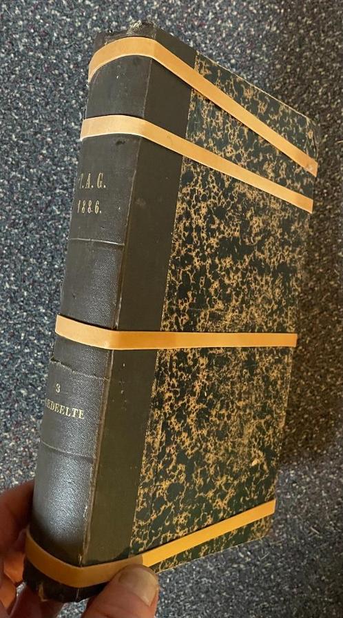 Tijdschrift Aardrijkskundig Genootschap Tweede Serie 3 1886, Boeken, Wetenschap, Gelezen, Overige wetenschappen, Ophalen of Verzenden