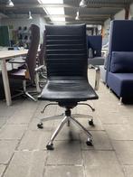 10x Leren Design Vergaderstoel / Bureaustoel, Huis en Inrichting, Niet ingevuld, Gebruikt, Zwart, Niet ingevuld