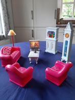 Barbie speelgoed interieur woonkamer vintage, Ophalen, Gebruikt, Barbie