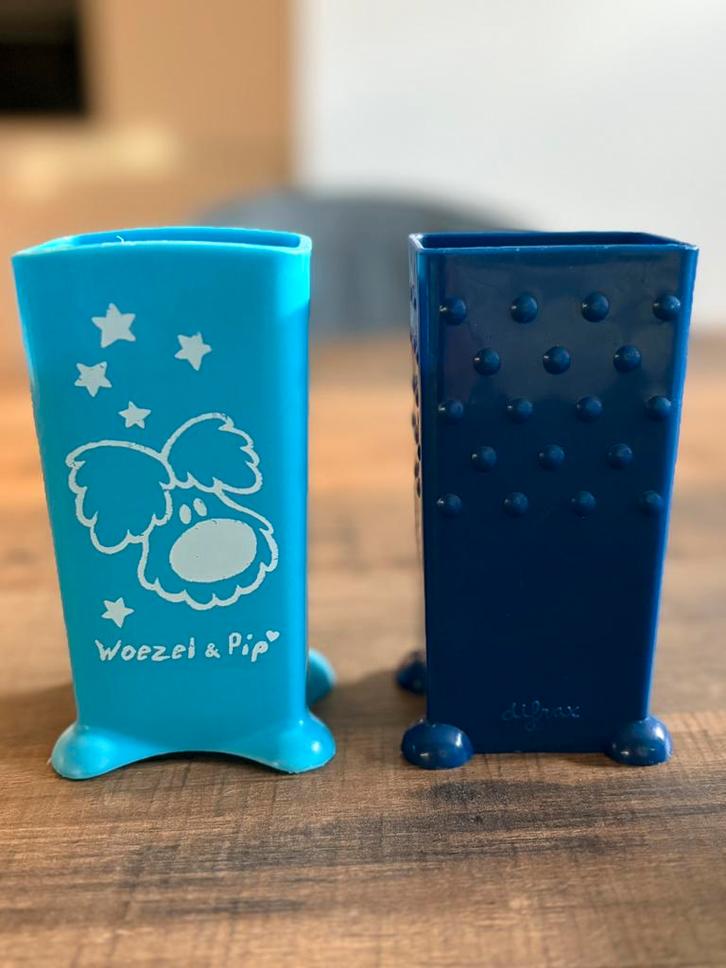 pakjeshouder Woezel & Pip + Difrax, Kinderen en Baby's, Babyvoeding en Toebehoren, Zo goed als nieuw, Overige typen, Ophalen of Verzenden