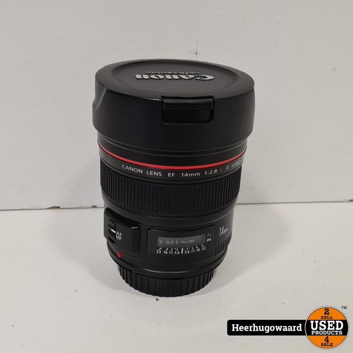 Canon EF 14mm f/2.8L II USM Lens in Zeer Nette Staat, Audio, Tv en Foto, Fotografie | Lenzen en Objectieven, Zo goed als nieuw